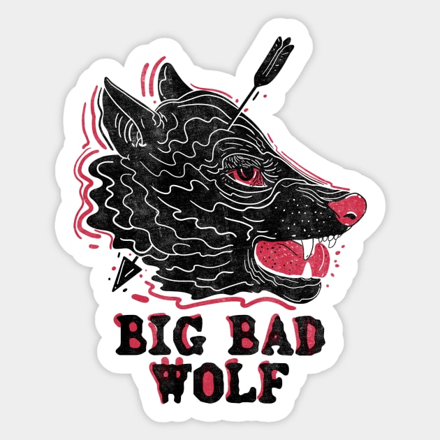 BIG BAD WOLF Sticker by doriedot08